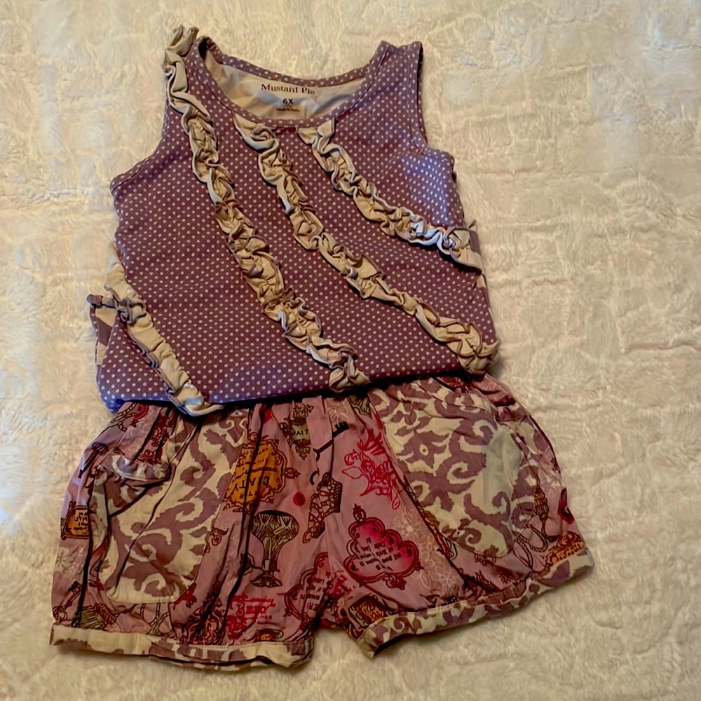 Sz 6x mustard pie outfit